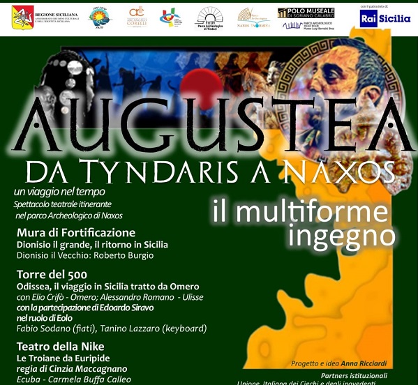  “Tyndaris Augustea”, tre performance da drammaturgie del mito a Naxos