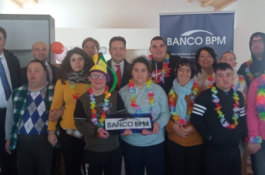  Banco Bpm sostiene Pietrangolare, cooperativa sociale per disabili a Chiaramonte